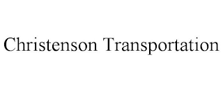 CHRISTENSON TRANSPORTATION