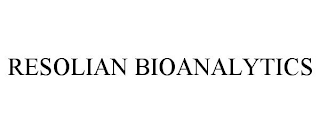 RESOLIAN BIOANALYTICS