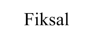 FIKSAL