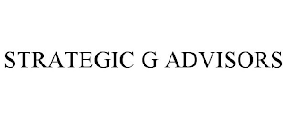 STRATEGIC G ADVISORS