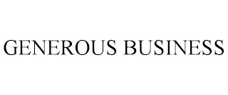 GENEROUS BUSINESS