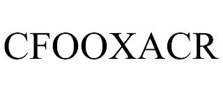 CFOOXACR