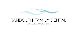 RANDOLPH FAMILY DENTAL EST. SOLANA BEACH 1971