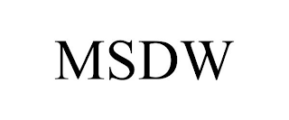 MSDW