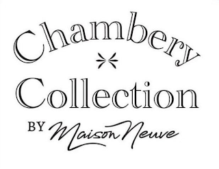 CHAMBERY COLLECTION BY MAISON NEUVE