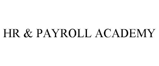HR & PAYROLL ACADEMY