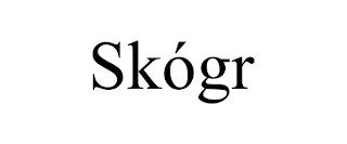 SKÓGR