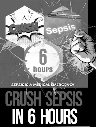 CRUSH SEPSIS 6 HOURS SEPSIS IS A MEDICAL EMERGENCY CRUSH SEPSIS IN 6 HOURS