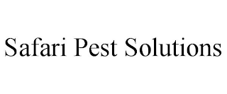 SAFARI PEST SOLUTIONS