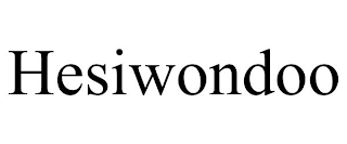 HESIWONDOO