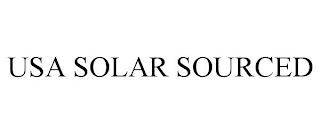 USA SOLAR SOURCED