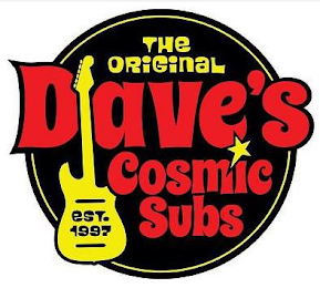 THE ORIGINAL DAVE'S COSMIC SUBS EST. 1997