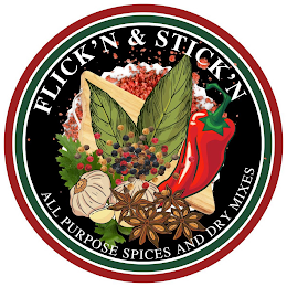 FLICK'N & STICK'N ALL PURPOSE SPICES AND DRY MIXES