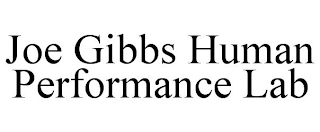 JOE GIBBS HUMAN PERFORMANCE LAB