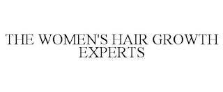 THE WOMEN'S HAIR GROWTH EXPERTS