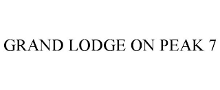 GRAND LODGE ON PEAK 7