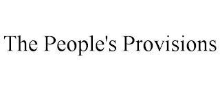 THE PEOPLE'S PROVISIONS