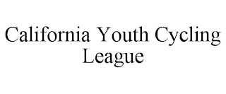 CALIFORNIA YOUTH CYCLING LEAGUE