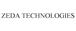 ZEDA TECHNOLOGIES