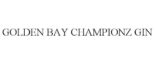 GOLDEN BAY CHAMPIONZ GIN