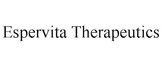 ESPERVITA THERAPEUTICS