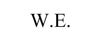 W.E.