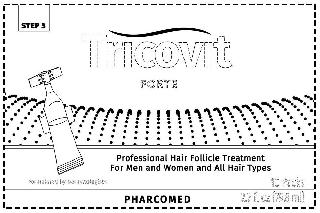 STEP 3 PROFESSIONAL HAIR FOLLICLE TREATMENT FOR MEN AND WOMAN AND ALL HAIR TYPES PHARCOMED