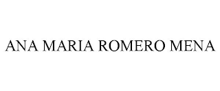 ANA MARIA ROMERO MENA