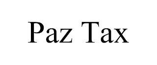 PAZ TAX