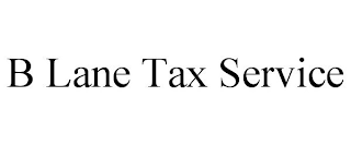 B LANE TAX SERVICE