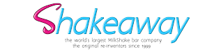 SHAKEAWAY THE WORLD'S LARGEST MILKSHAKE BAR COMPANY THE ORIGINAL RE-INVENTIONS SINCE 1999