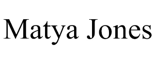 MATYA JONES