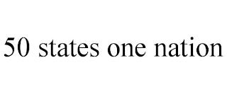 50 STATES ONE NATION