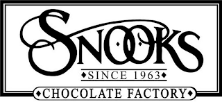 SNOOKS SINCE 1963 CHOCOLATE FACTORY