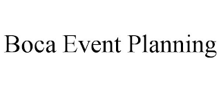 BOCA EVENT PLANNING