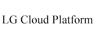 LG CLOUD PLATFORM