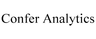 CONFER ANALYTICS