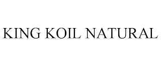 KING KOIL NATURAL