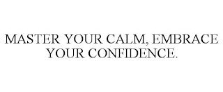 MASTER YOUR CALM, EMBRACE YOUR CONFIDENCE.