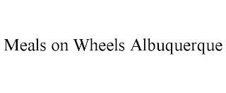 MEALS ON WHEELS ALBUQUERQUE