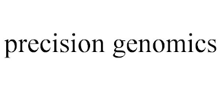 PRECISION GENOMICS