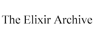 THE ELIXIR ARCHIVE