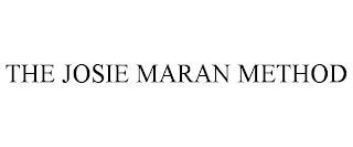 THE JOSIE MARAN METHOD