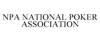 NPA NATIONAL POKER ASSOCIATION