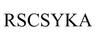 RSCSYKA