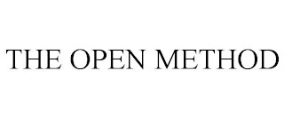 THE OPEN METHOD