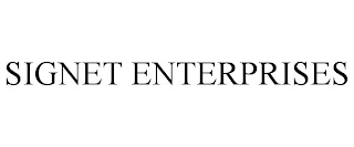 SIGNET ENTERPRISES