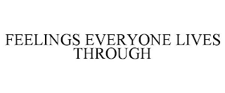 FEELINGS EVERYONE LIVES THROUGH