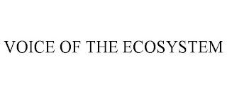 VOICE OF THE ECOSYSTEM