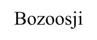 BOZOOSJI